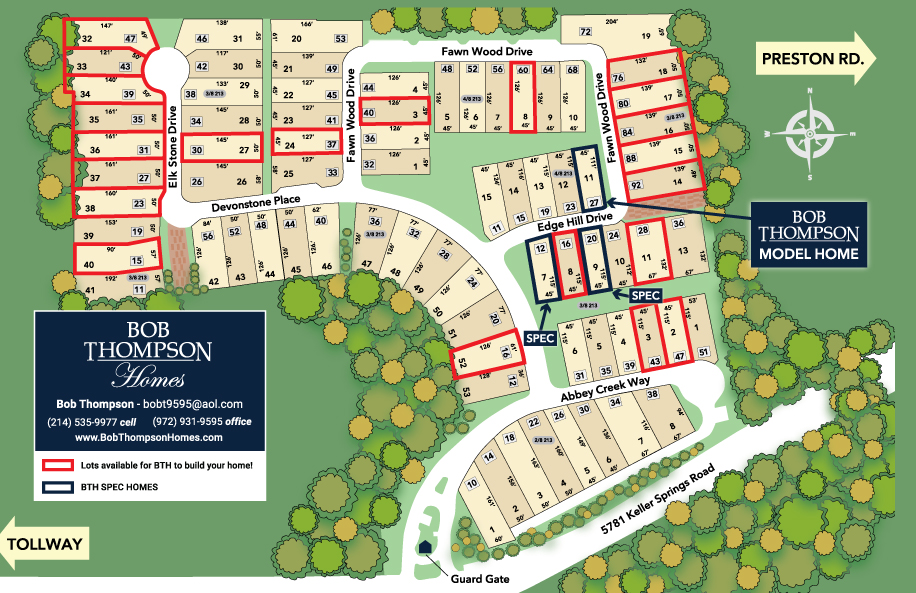 Available Lots – The Lawn at Glen Abbey